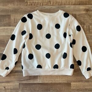 New H&M Polka Dots Sweatshirt 6/7